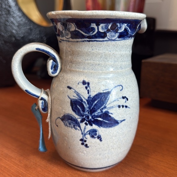 SCHIPPER pottery jug signed handmade, and then hand painted - Picture 3 of 6